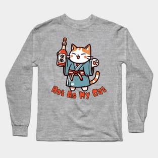 Hot sauce cat Long Sleeve T-Shirt